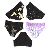 Hipster With Lace Set of Five