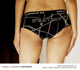 Hipster With Lace Set of Three-Black