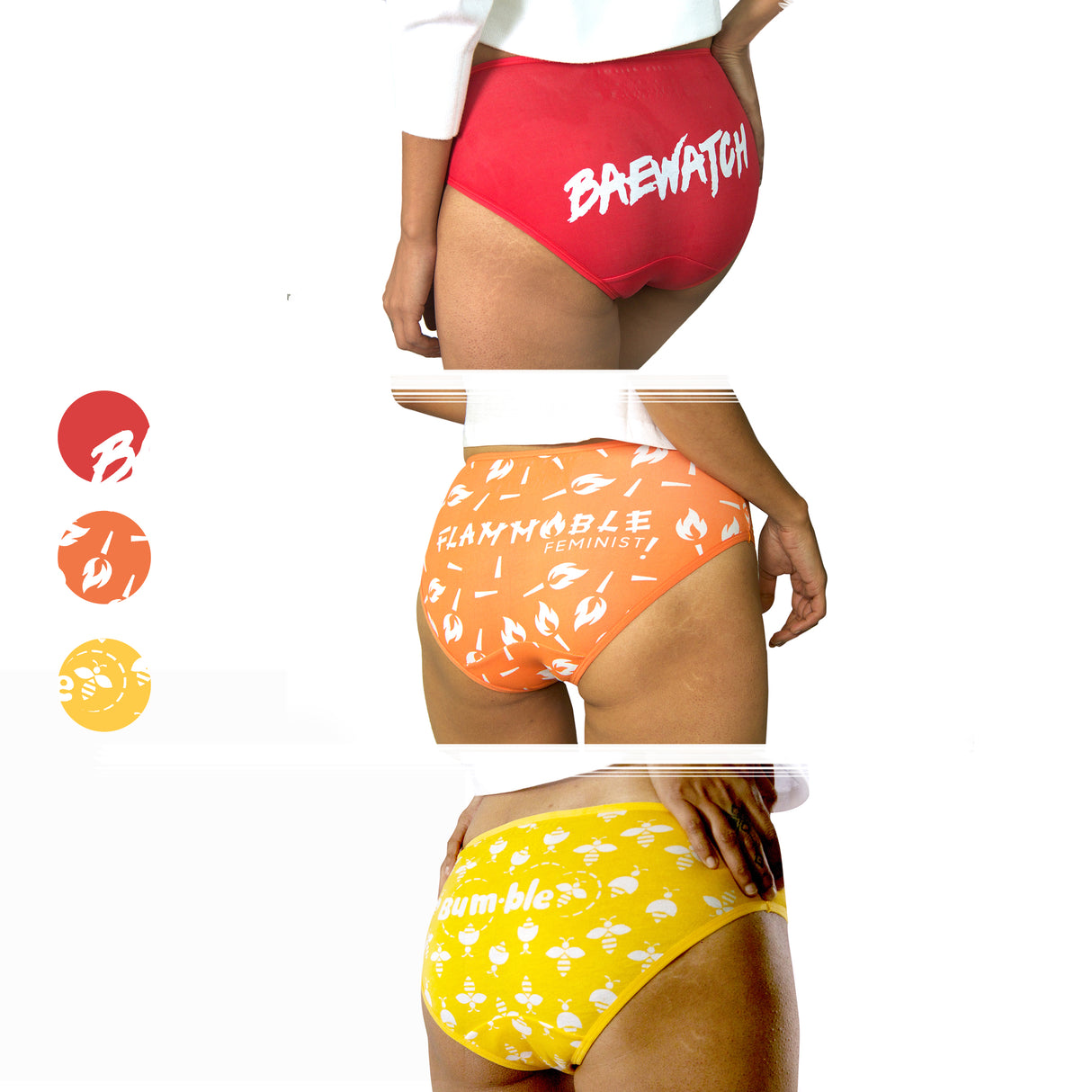 Bikini Set of 3 (Warm)