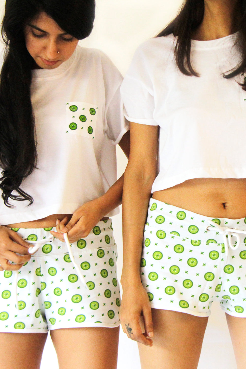 Button Tee+Short