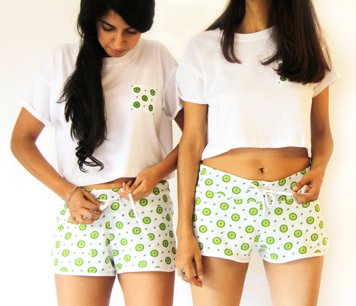 Button Tee+Short