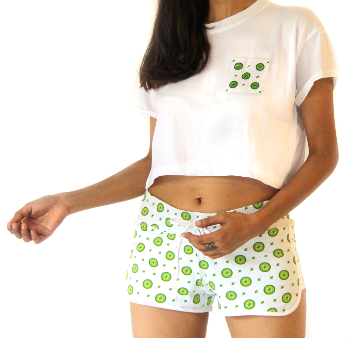 Button Tee+Short
