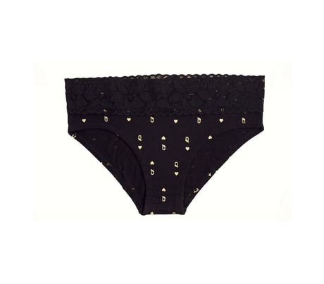 Queen of Hearts Hipster With Lace