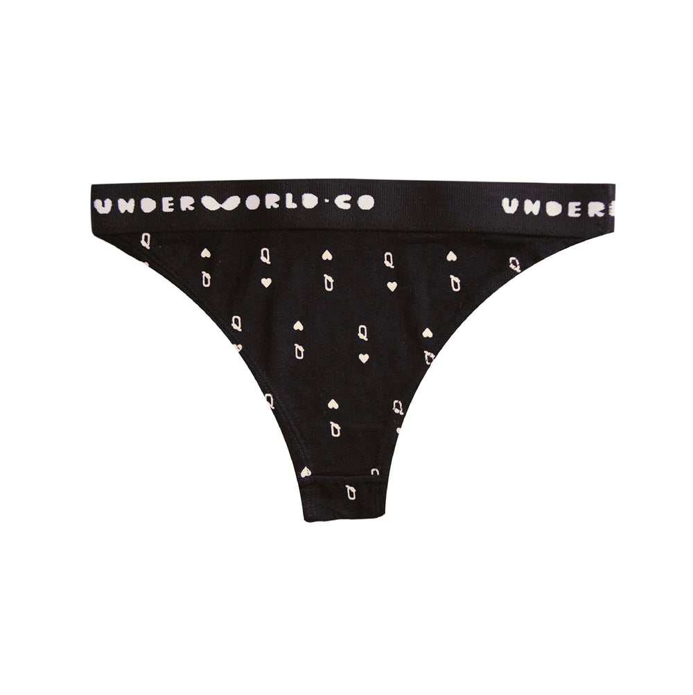 Queen of Hearts Thong Set