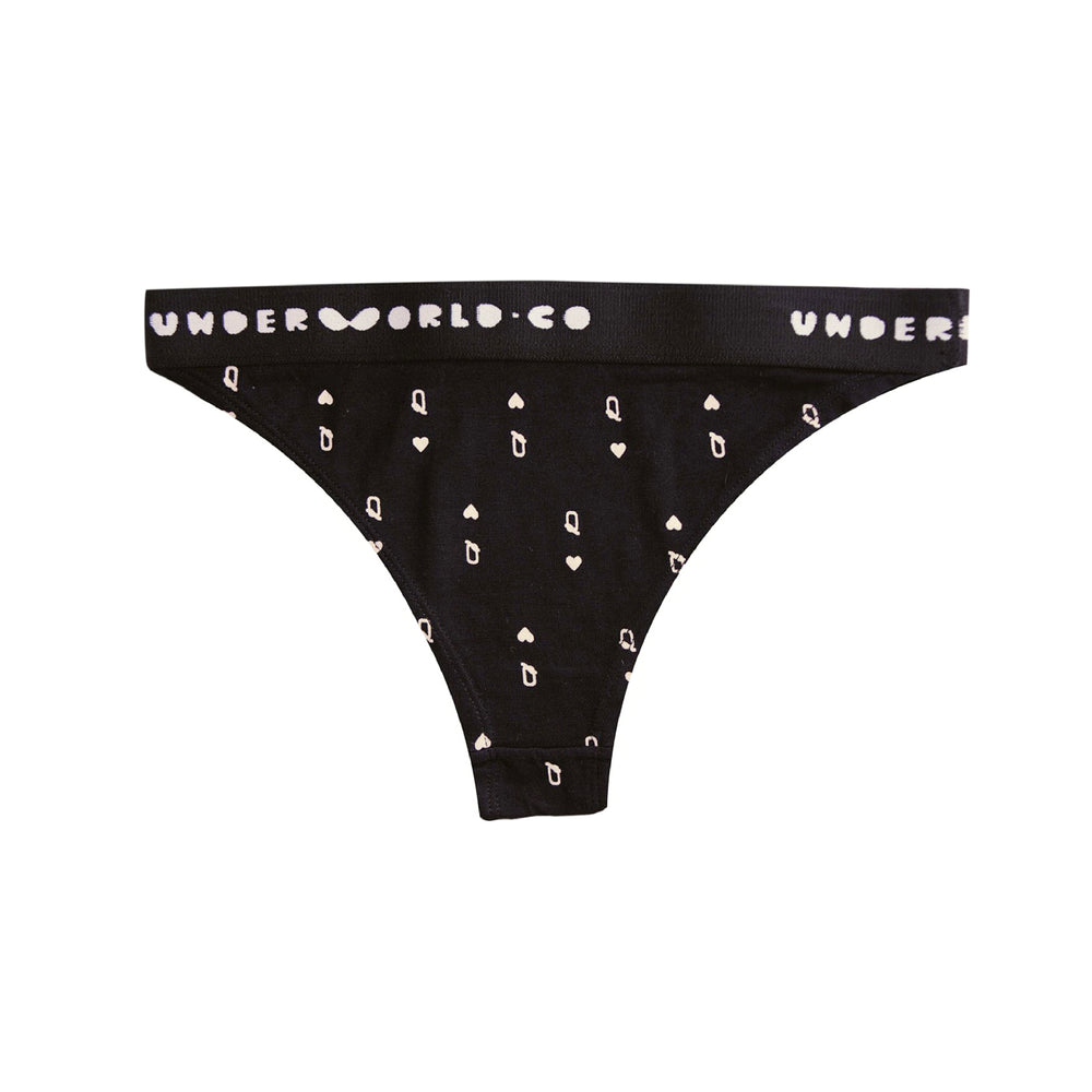 Queen of Hearts Thong