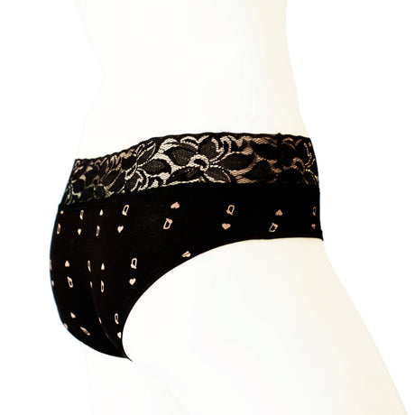 Queen of Hearts Hipster With Lace