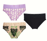 Hipster With Lace Set of Three-Mix