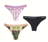 Thong Set of Three-Mix