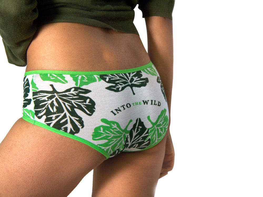Into The Wild (White) Boyshort